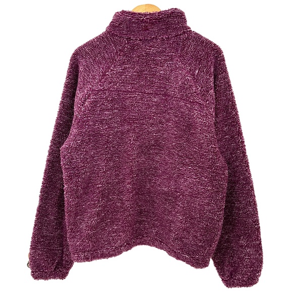 Urban Outfitters High Pile Fleece Mock Neck Full Zip Jacket Men's Medium - Picture 3 of 12